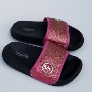 Michael Kors Toddler Pink Slides Sandals Size 12